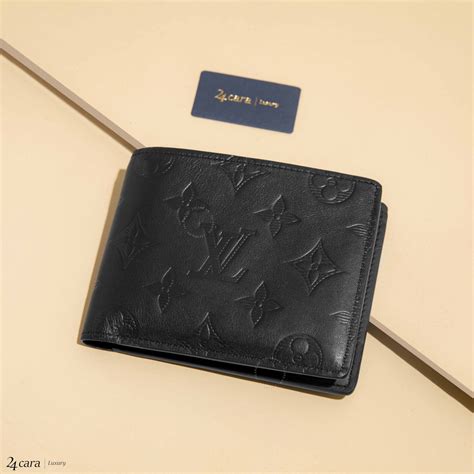 louis vuitton monogram black wallet men